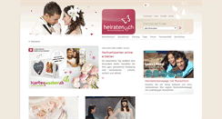 Desktop Screenshot of heiraten.li